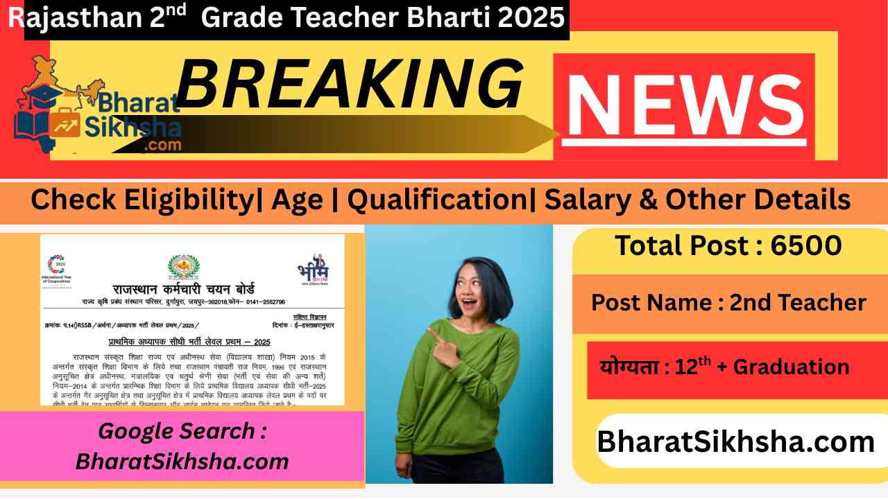 Rajasthan 2nd Grade Teacher