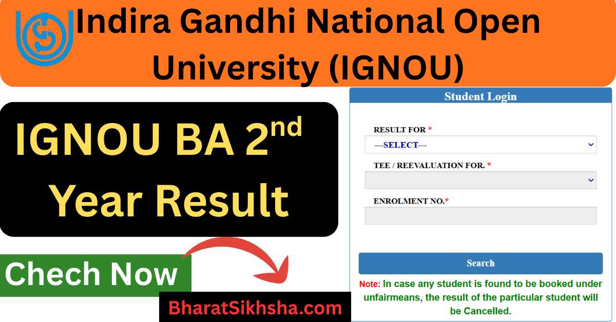 IGNOU BA 2nd Year Result
