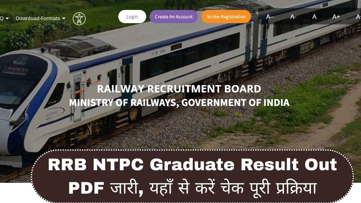 RRB NTPC Graduate Result