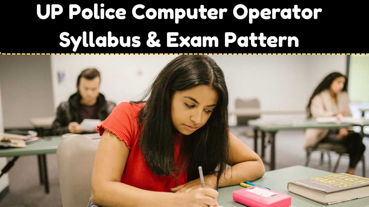 UP Police Computer Operator Syllabus