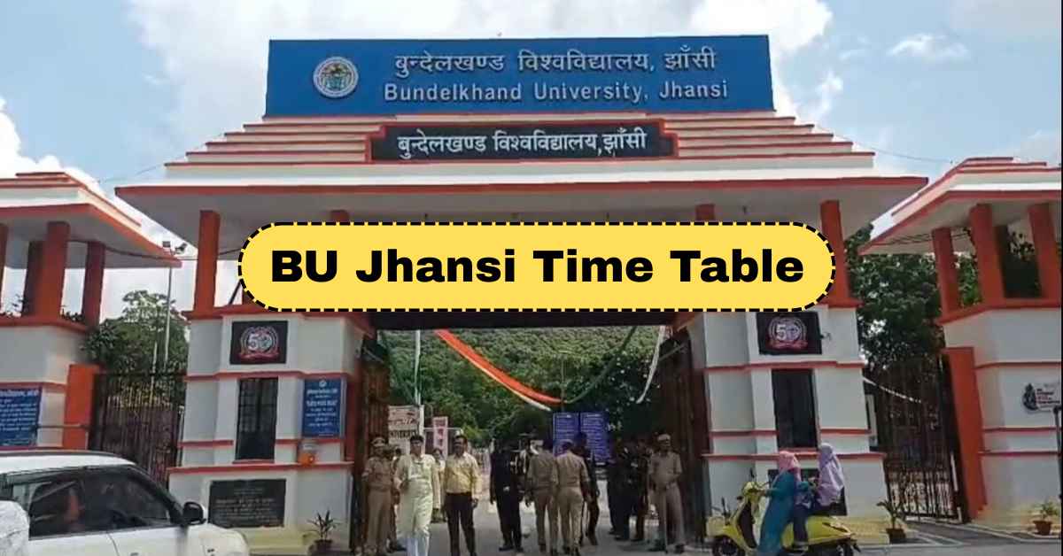 BU Jhansi Time Table