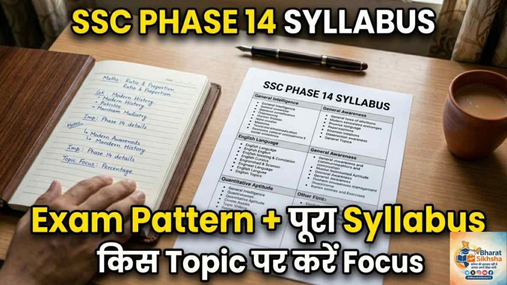 SSC Selection Post Phase 14 Syllabus