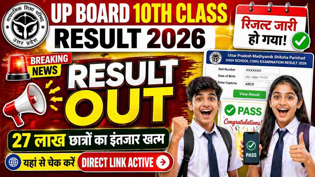 UP Board 10th Class Result