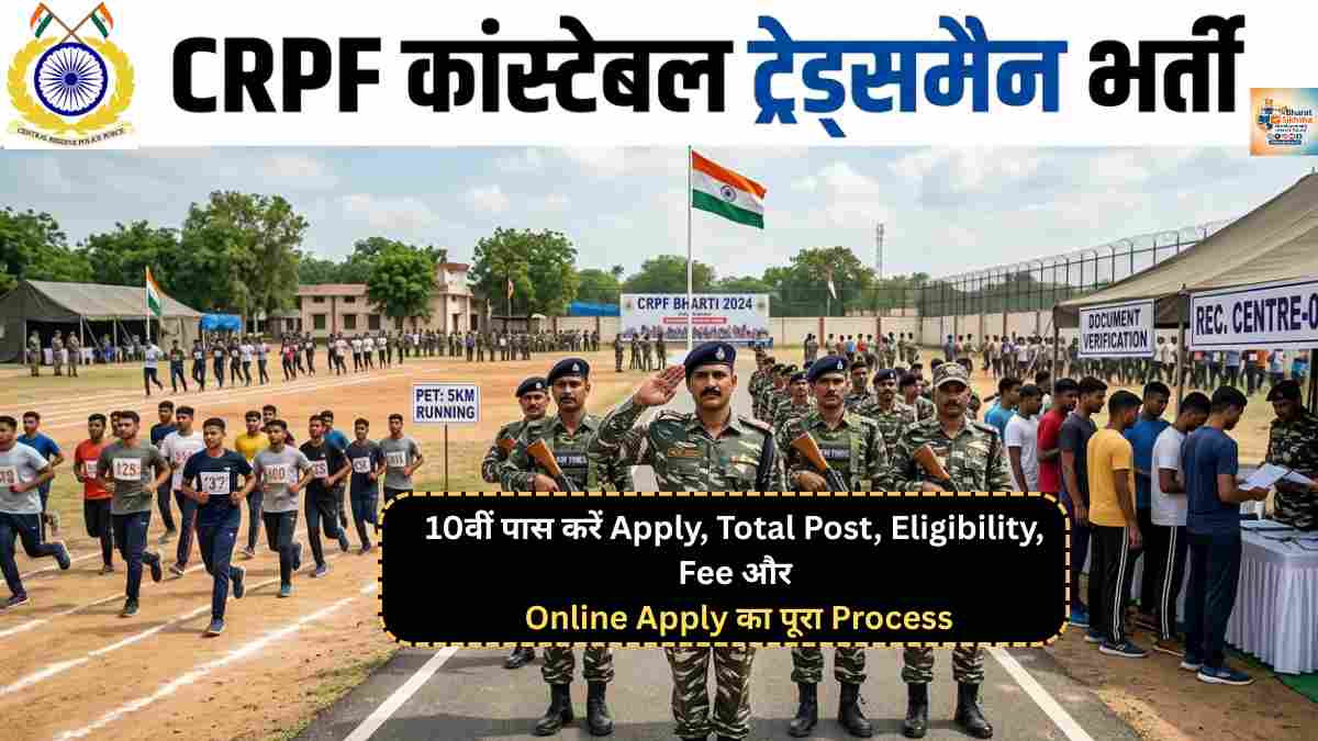 CRPF Constable Tradesman Bharti