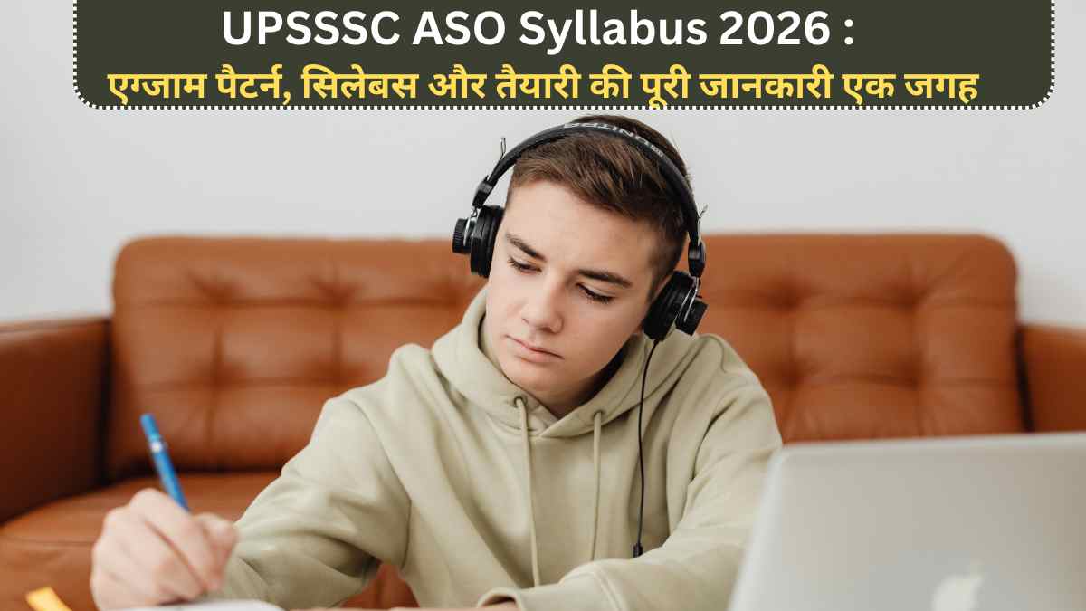 UPSSSC ASO Syllabus
