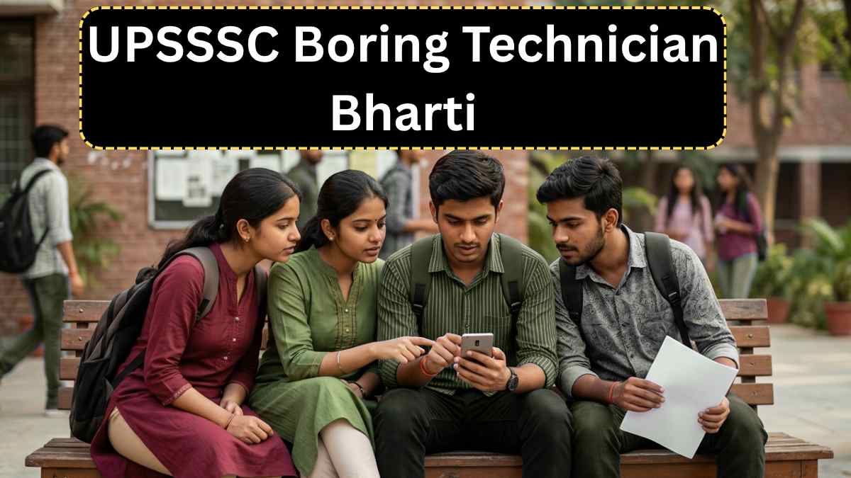 UPSSSC Boring Technician Bharti