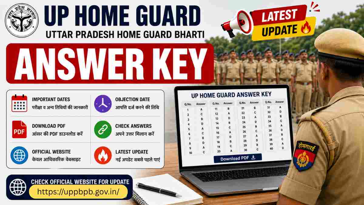 UP Home Guard Answer Key