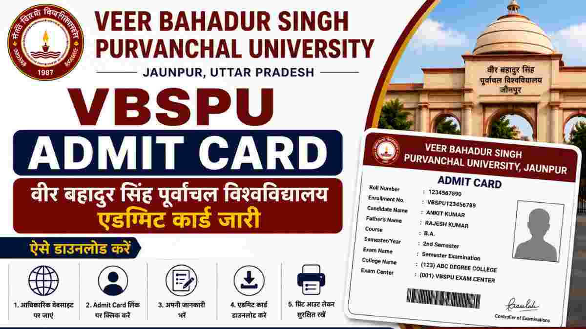 VBSPU Admit Card